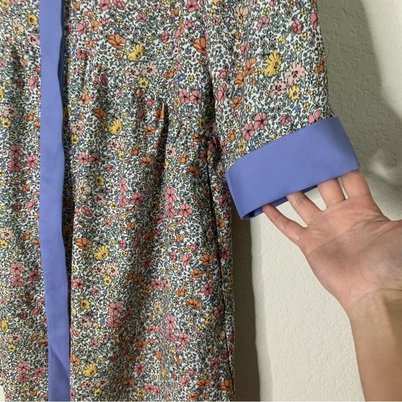 Tuckernuck Womens petite poppy floral Royal shirt dress S - Picture 4 of 9